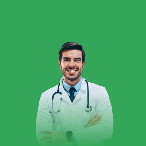 Oftalmologista examinando paciente